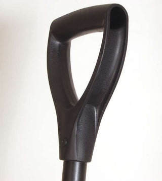 14" x 19" Black Poly Snow Scoop Thrower with 55" Length, 24/Case - 2
