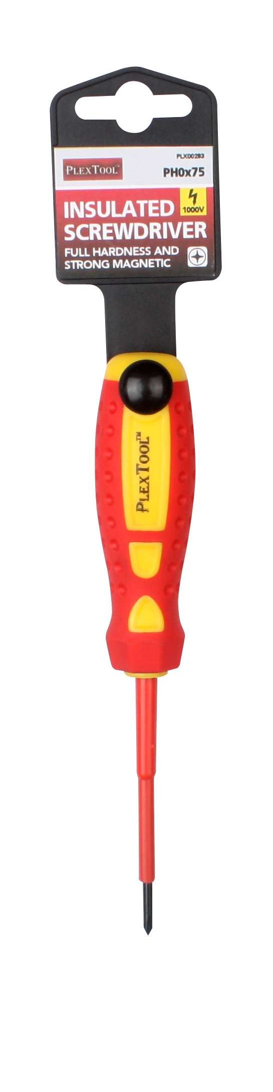 3"L x PH0 Full Hardness Strong Magnetic Insulated Screwdriver - 1