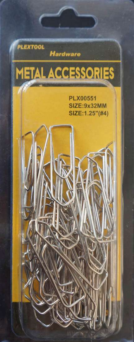 1-1/4"(#4) Pointed Paper Clips, 50/Pack - 1