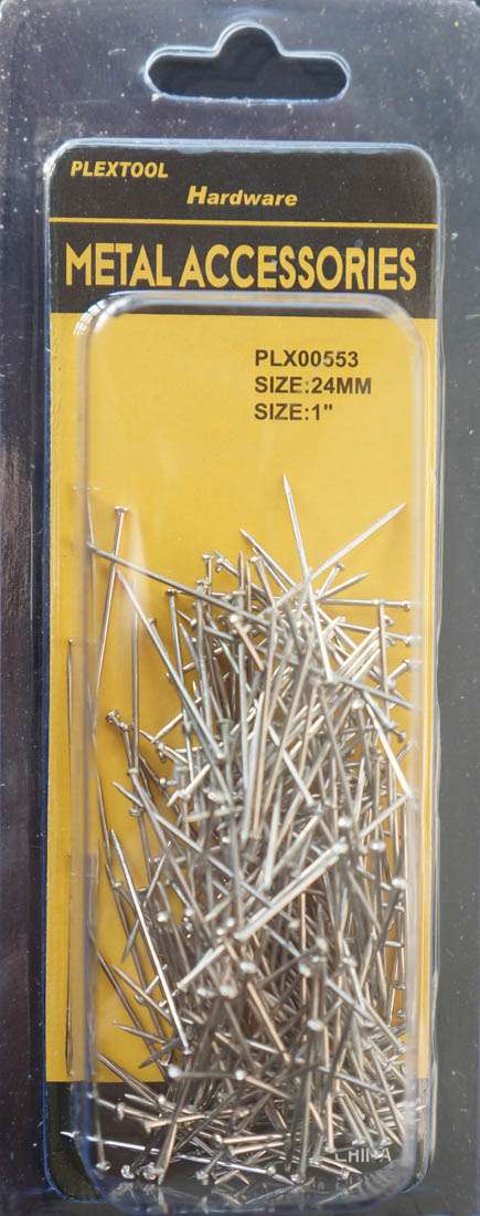 1" Straight Pins, 20/Pack - 1