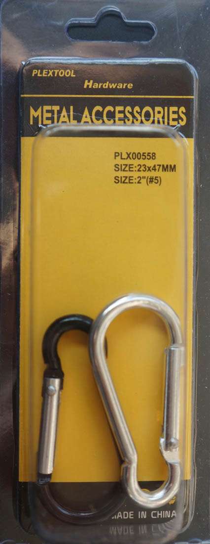 2" Key Chain Carabiner, 2/Pack - 1