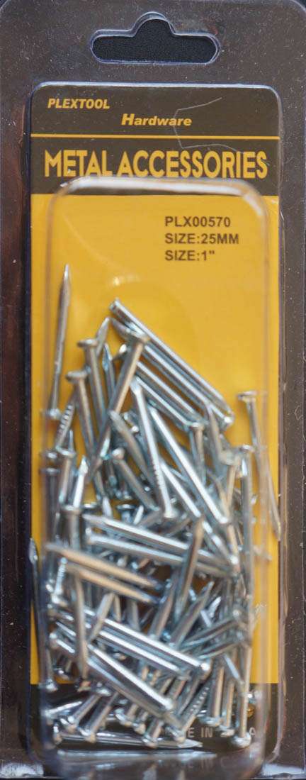 1"L Concrete and Brick Nails, 72/Pack - 1