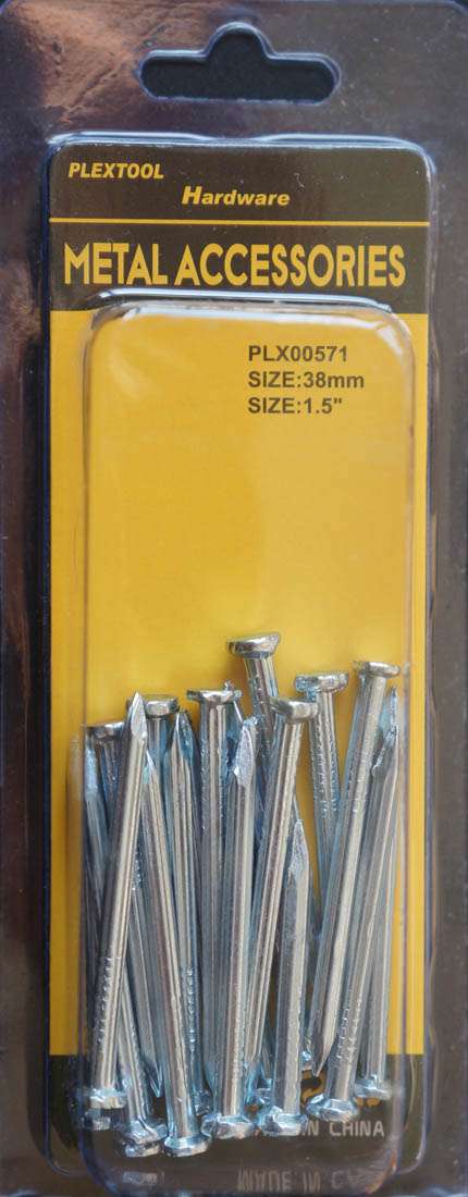 1.5"L Concrete and Brick Nails, 19/Pack - 1