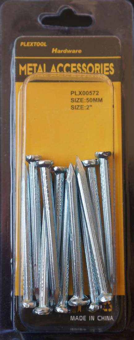 2"L Concrete and Brick Nails, 11/Pack - 1