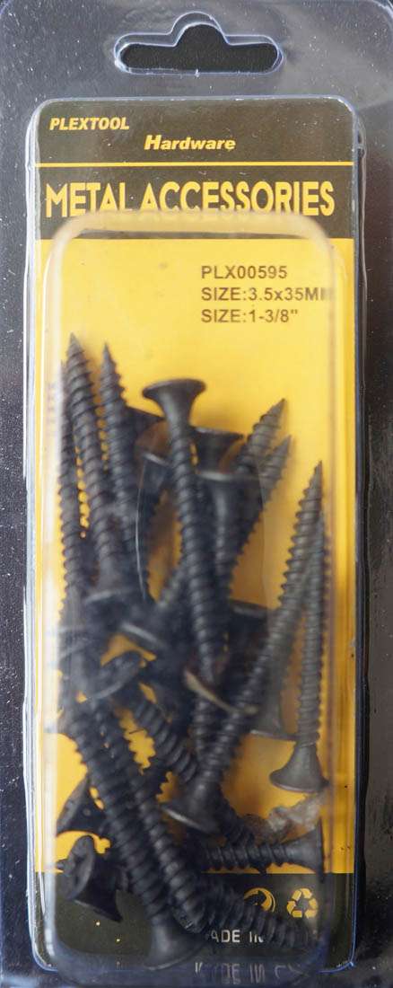 1-3/8"L Phillips Head Drywall Screws, 22/Pack - 1