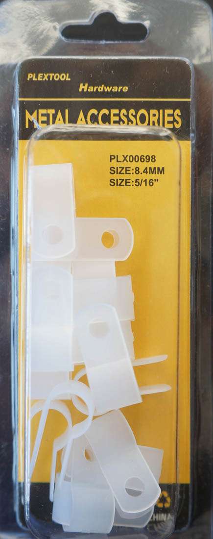 5/16" Plastic Wire Clamps, 16/Pack - 1