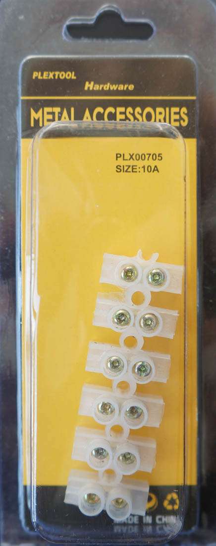 10A Terminal Strip, 6/Pack - 1