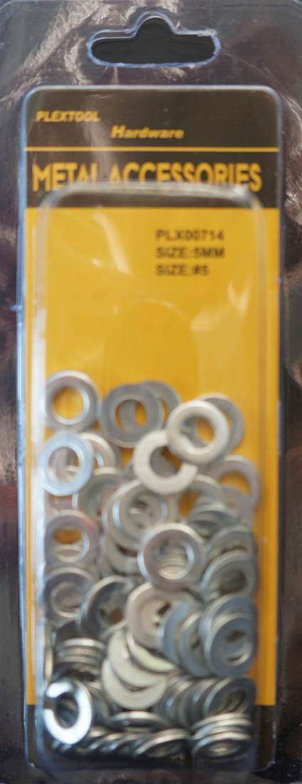 #5 Flat Washers, 112/Pack - 1