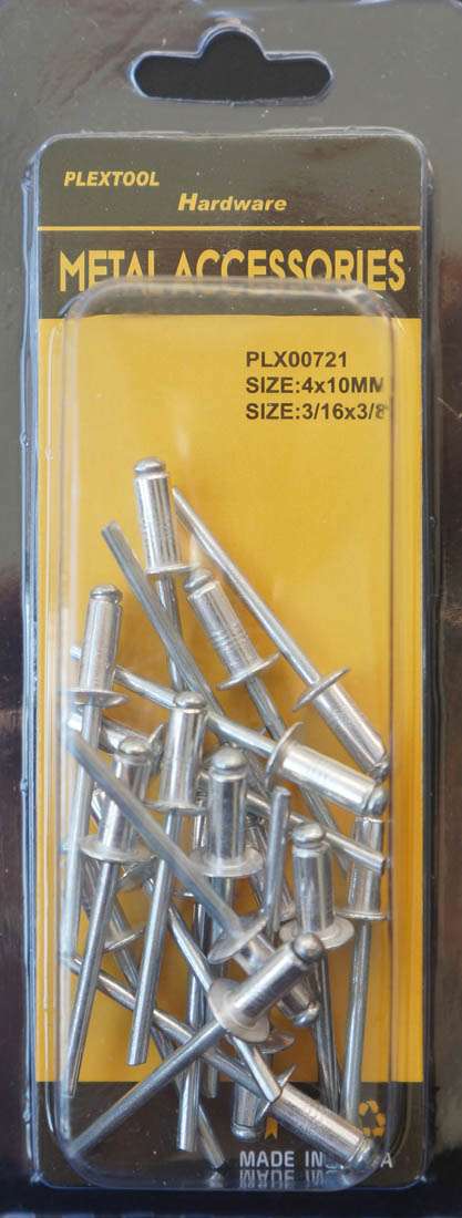 3/16" x 3/8" Rivet, 20/Pack - 1