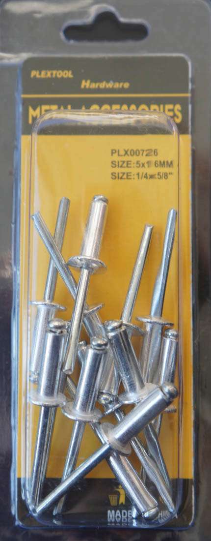 1/4" x 5/8" Rivet, 12/Pack - 1