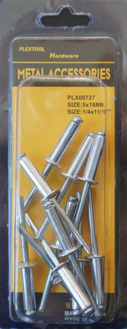 1/4" x 11/16" Rivet, 11/Pack - 1