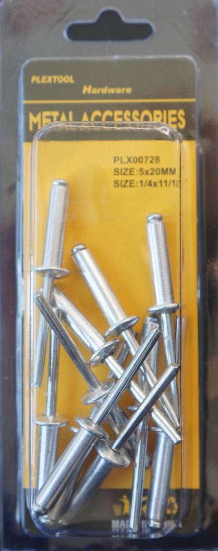 1/4" x 3/4" Rivet, 11/Pack - 1