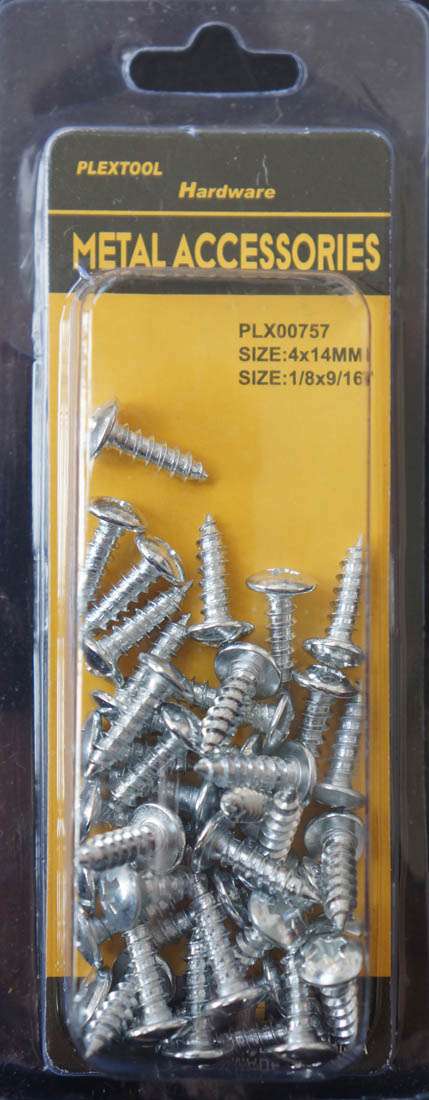 1/8 x 9/16"L Phillips Truss Sheet Metal Screws, 40/Pack