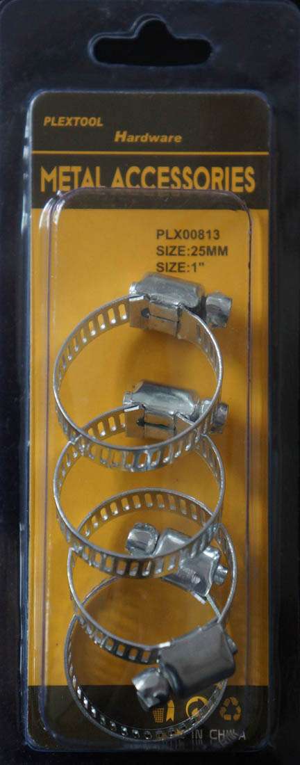 1" Hose Clamps, 4/Pack - 1