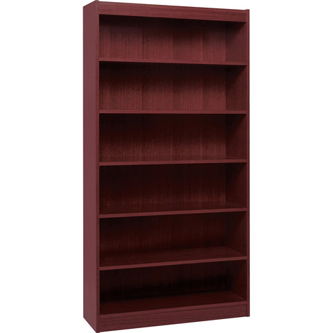 Lorell Panel End Hardwood Veneer Bookcase, Sold as 1 Each