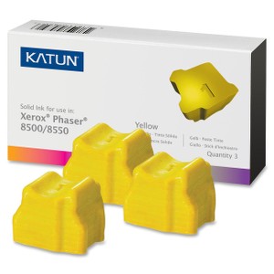 Katun (108R00671) Xerox Compatible Phaser 8500 Solid Ink Sticks, Sold as 1 Box, 3 Each per Box 
