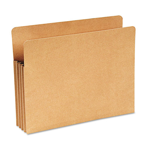 Wilson Jones - Recycled File Pocket, Straight Cut, Letter, 3 1/2 Inch Expansion, Kraft, Sold as 1 EA