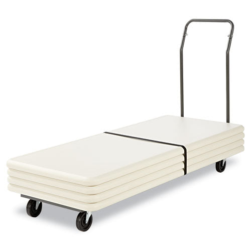 Alera - Folding Table Cart, 20-1/2w x 72d, Charcoal, Sold as 1 EA