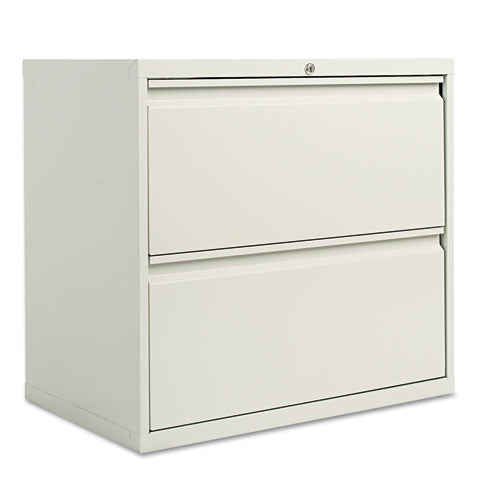 Two-Drawer Lateral File Cabinet, 30w x 19-1/4d x 28-3/8h, Light Gray, Sold as 1 Each