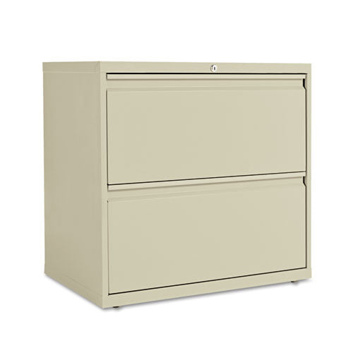 Two-Drawer Lateral File Cabinet, 30w x 19-1/4d x 28-3/8h, Putty, Sold as 1 Each