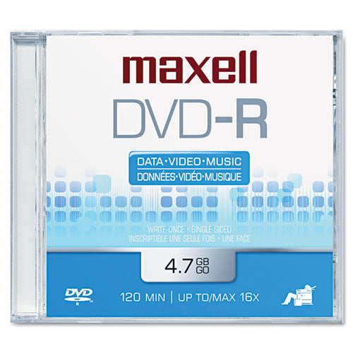Maxell - DVD-R Disc, 4.7GB, 16x, Sold as 1 EA