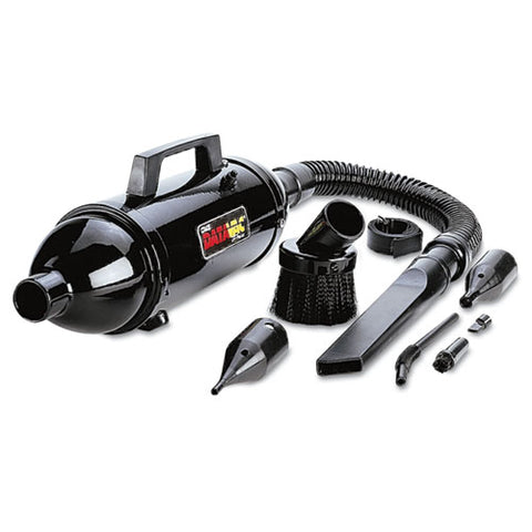 DataVac - Steel Vacuum/Blower w/Accessories, 3 lbs, Black, Sold as 1 EA