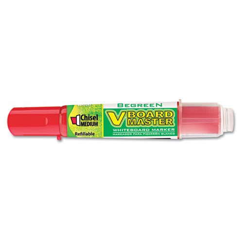 Pilot - BeGreen Dry Erase Marker, Red Ink, Chisel, Sold as 1 EA