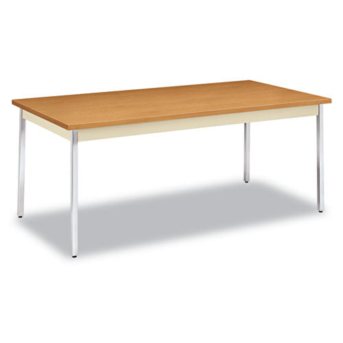 HON - Utility Table, Rectangular, 72w x 36d x 29h, Harvest, Sold as 1 EA