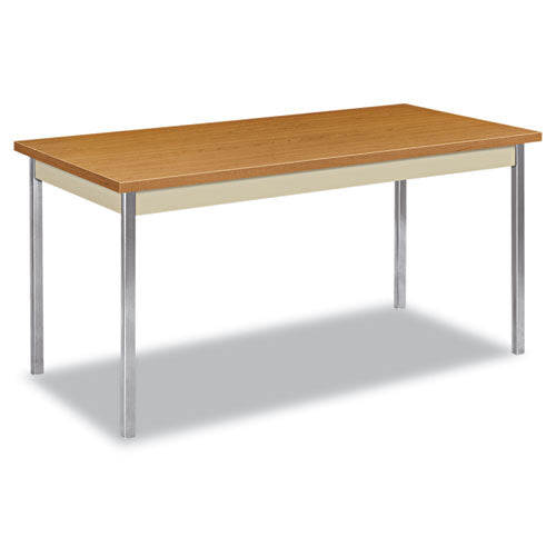 HON - Utility Table, Rectangular, 60w x 30d x 29h, Harvest, Sold as 1 EA