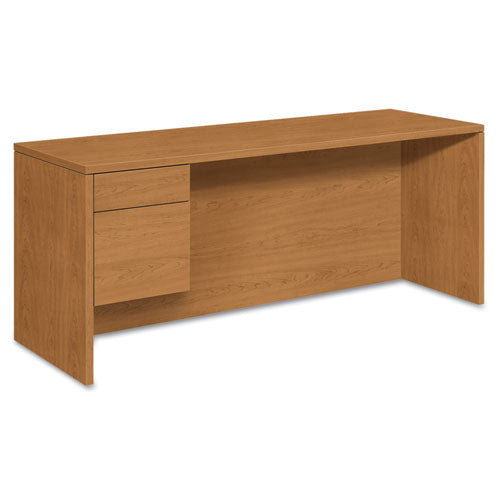 HON - 10500 Series 3/4-Height Left Pedestal Credenza, 72w x 24d x 29-1/2h, Harvest, Sold as 1 EA