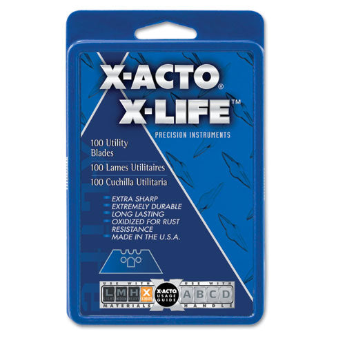 X-ACTO - SurGrip Utility Knife Blades, 100/Pack, Sold as 1 PK