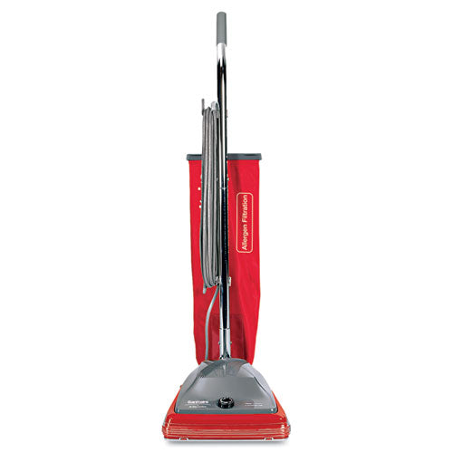 Commercial Standard Upright Vacuum, 19.8lb, Red/Gray, Sold as 1 Each