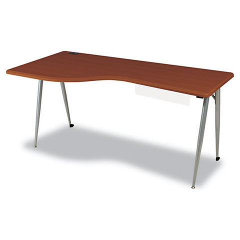 BALT - iFlex Series Full Table, 65w x 31d x 29h, Cherry/Silver, Sold as 1 EA
