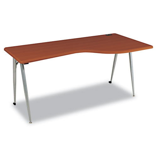 BALT - iFlex Series Full Table, 65w x 31d x 29h, Cherry/Silver, Sold as 1 EA
