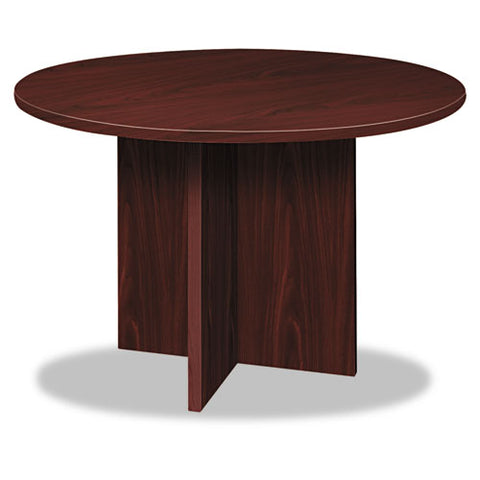 BL Laminate Series Round Conference Table, 48 dia. X 29 1/2h, Mahogany, Sold as 1 Each