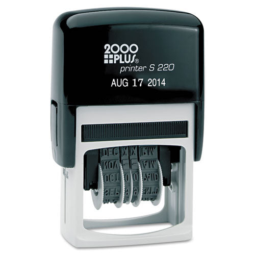 COSCO - 2000 PLUS Economy Dater, Self-Inking, Black, Sold as 1 EA