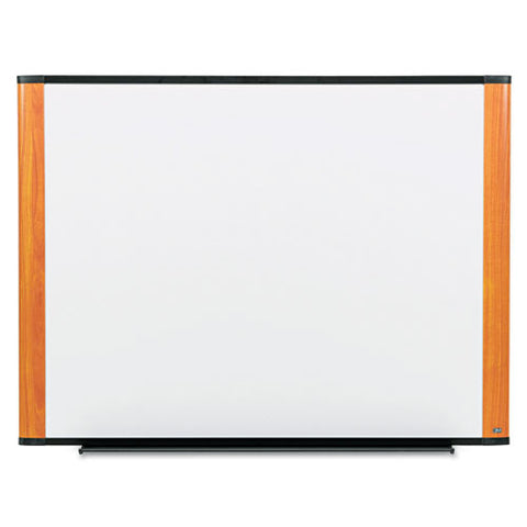 3M - Melamine Dry Erase Board, 72 x 48, Light Cherry Frame, Sold as 1 EA