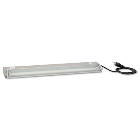 Bush - 15W Fluorescent Light Pack for Hutches, 23-1/2w x 3-1/2d x 1-3/4h, Pewter Finish, Sold as 1 EA