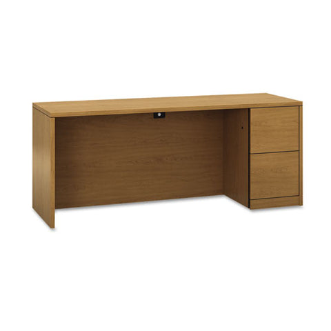 10500 Series Full-Height Right Pedestal Credenza, 72w x 24d x 29-1/2h, Harvest, Sold as 1 Each