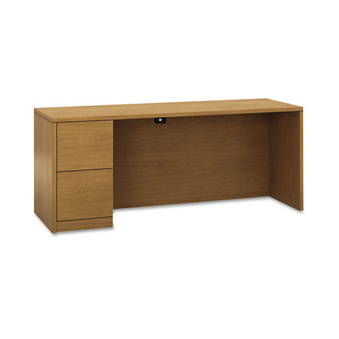 10500 Series Full-Height Left Pedestal Credenza, 72 x 24 x 29-1/2, Harvest, Sold as 1 Each