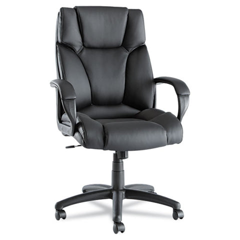 Alera - Fraze High-Back Swivel/Tilt Chair, Black Leather, Sold as 1 EA