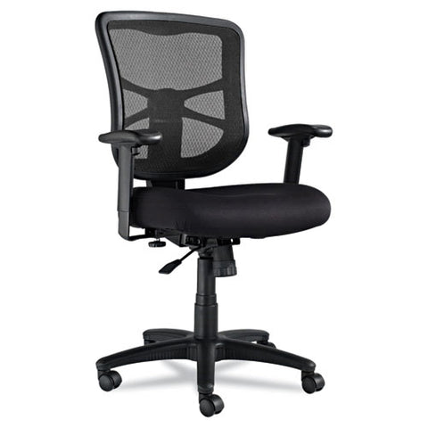 Alera - Elusion Series Mesh Mid-Back Swivel/Tilt Chair, Black, Sold as 1 EA