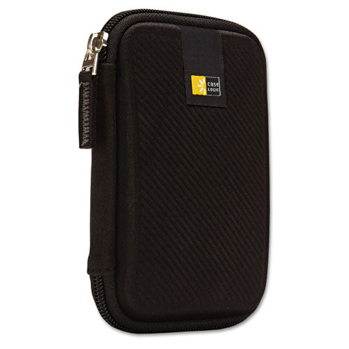 Portable Hard Drive Case, Molded Eva, Black, Sold as 1 Each