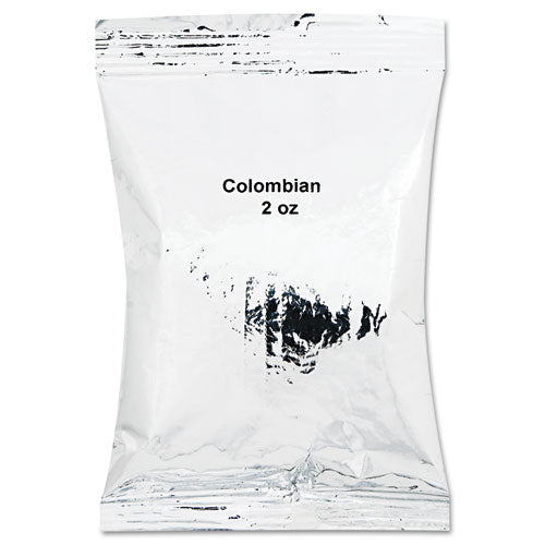Coffee Portion Packs, Colombian De Jardin, 2oz Packets, 40/Carton, Sold as 1 Carton, 40 Each per Carton 