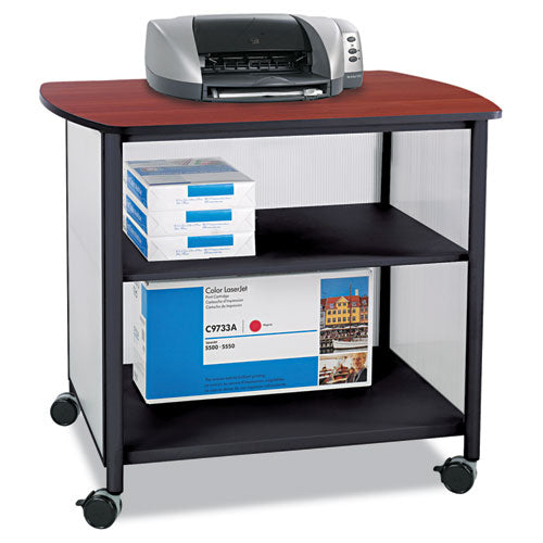 Impromptu Deluxe Machine Stand, 34-3/4w x 25-1/2d x 31h, Black/Cherry, Sold as 1 Each