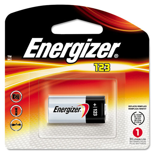 Energizer - e2 Lithium Photo Battery, 123, 3V, Sold as 1 EA