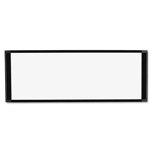 Cubicle Workstation Dry Erase Board, 36 x13, Black Aluminum Frame, Sold as 1 Each