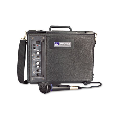 AmpliVox - Audio Portable Buddy Professional PA System w/Pro Wired Mic & 15-ft. Cable, Sold as 1 EA