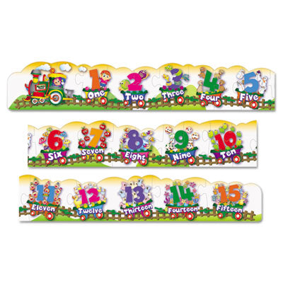Number Train Floor Puzzle, Sold as 1 Set