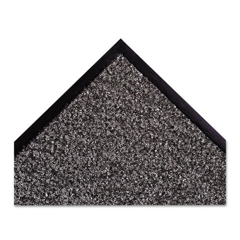 Crown - Dust-Star Microfiber Wiper Mat, 36-inch x 120-inch, Charcoal, Sold as 1 EA